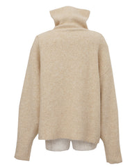 【Et】Wool Blend Loose Turtleneck