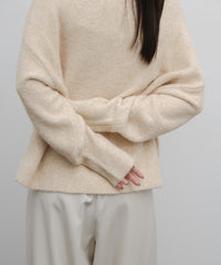 【Et】Wool Blend Loose Turtleneck