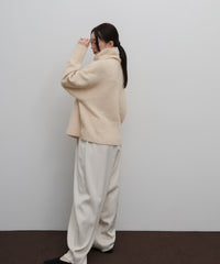 【Et】Wool Blend Loose Turtleneck