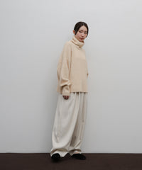 【Et】Wool Blend Loose Turtleneck