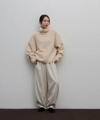 【Et】Wool Blend Loose Turtleneck