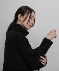 【Et】Wool Blend Loose Turtleneck