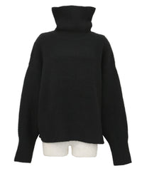 【Et】Wool Blend Loose Turtleneck