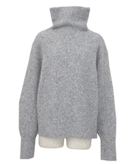 【Et】Wool Blend Loose Turtleneck