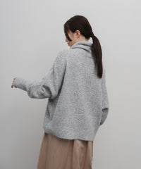【Et】Wool Blend Loose Turtleneck