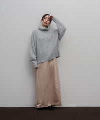 【Et】Wool Blend Loose Turtleneck