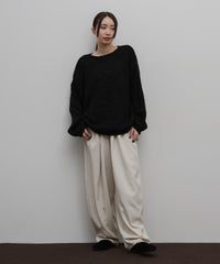 【Et】Slub Yarn Knit