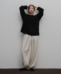 【Et】Slub Yarn Knit