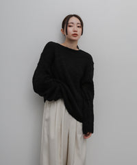 【Et】Slub Yarn Knit