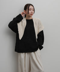 【Et】Slub Yarn Knit