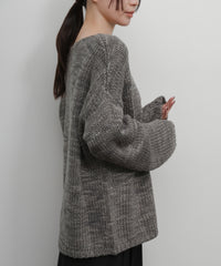 【Et】Slub Yarn Knit