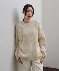 【Et】Slub Yarn Knit