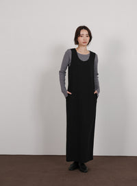 【Et】Cut Georgette One-Piece Dress Jacket Set