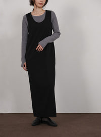 【Et】Cut Georgette One-Piece Dress Jacket Set