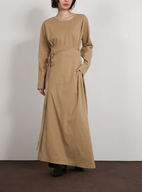 【Et】Side Slit Wrap One-piece