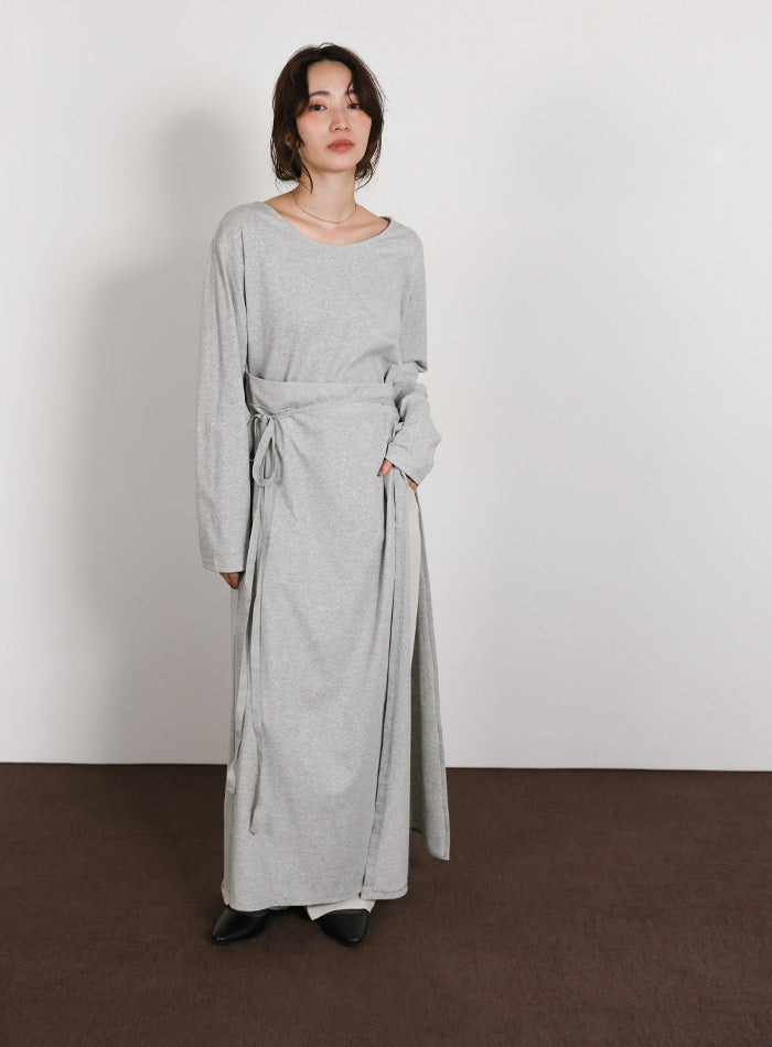 Et】Side Slit Wrap One-piece – SELECT MOCA