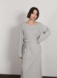 【Et】Side Slit Wrap One-piece