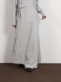 【Et】Side Slit Wrap One-piece