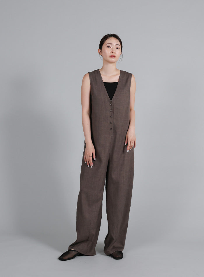 Et】Button-Up Salopette – SELECT MOCA