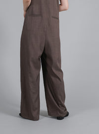 【Et】Button-Up Salopette
