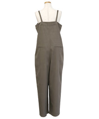【Et】Nuanced wide-leg Salopette