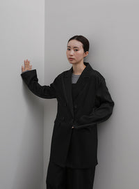 【Et】Nuanced wide-leg Salopette