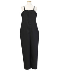 【Et】Nuanced wide-leg Salopette