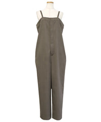 【Et】Nuanced wide-leg Salopette