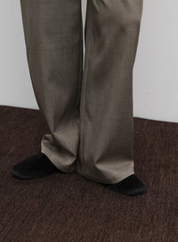 【Et】Nuanced wide-leg Salopette