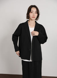 【Et】Spandex Knit Jacket