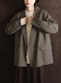 【Et】Double Button Tailored Jacket