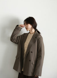 【Et】Double Button Tailored Jacket
