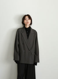 【Et】Double Button Tailored Jacket