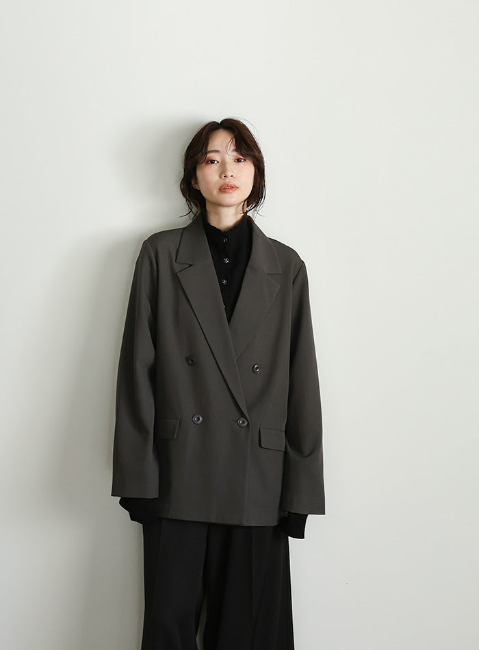 【Et】Double Button Tailored Jacket
