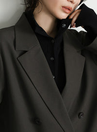 【Et】Double Button Tailored Jacket