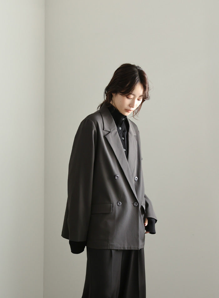 【Et】Double Button Tailored Jacket