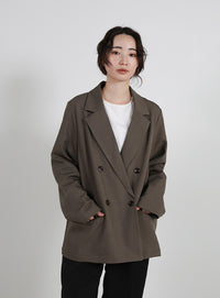 【Et】Double Button Tailored Jacket