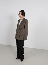 【Et】Double Button Tailored Jacket