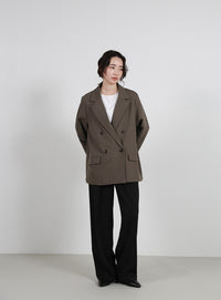 【Et】Double Button Tailored Jacket