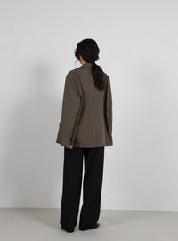 【Et】Double Button Tailored Jacket