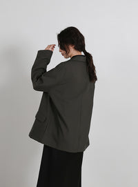 【Et】Double Button Tailored Jacket