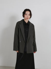 【Et】Double Button Tailored Jacket