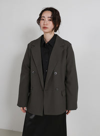 【Et】Double Button Tailored Jacket