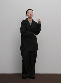 【Et】Long Double-Botton Jacket