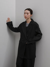 【Et】Long Double-Botton Jacket