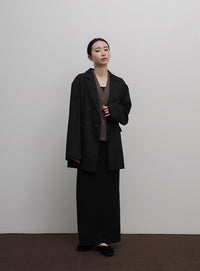 【Et】Long Double-Botton Jacket