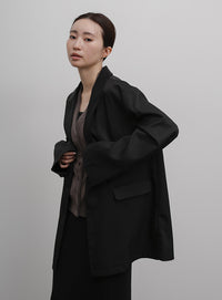 【Et】Long Double-Botton Jacket