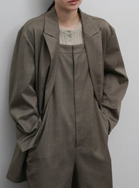 【Et】Long Double-Botton Jacket