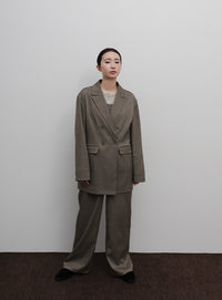 【Et】Long Double-Botton Jacket