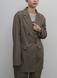 【Et】Long Double-Botton Jacket